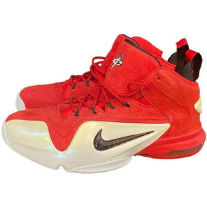 Nike Air Zoom Penny 6 University Mens US 8.5 Red White Black I Am One Sneakers